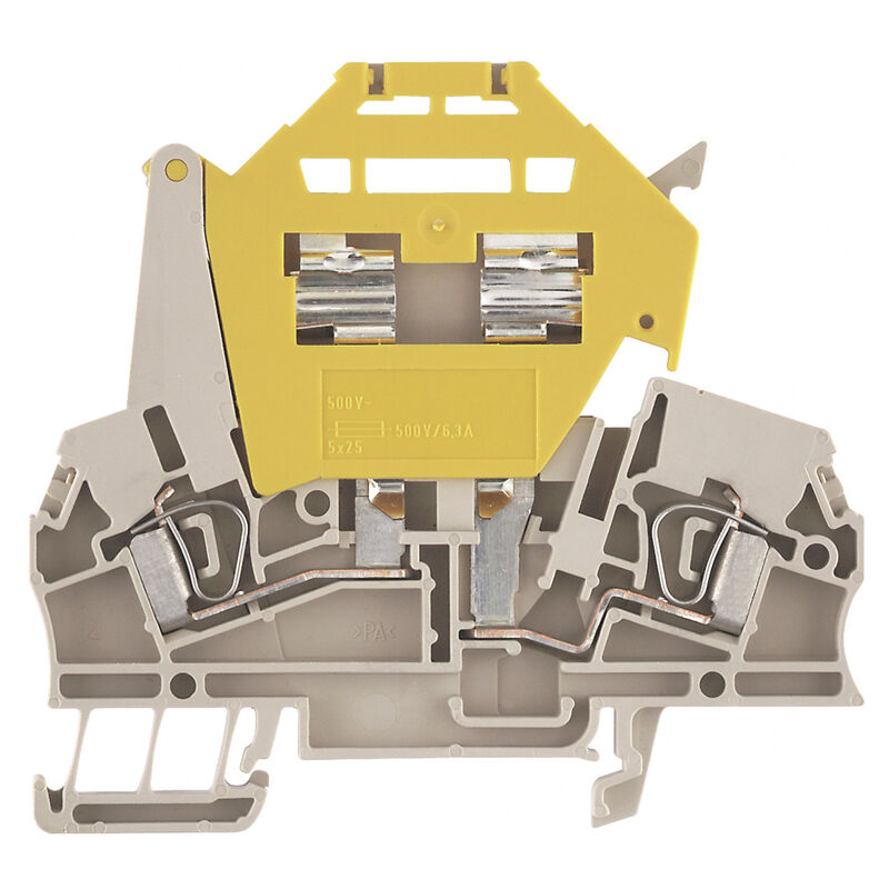 WEIDMULLER CLEMA PORTAFUSIBLE MUELLE 2.5mm2 S/LED