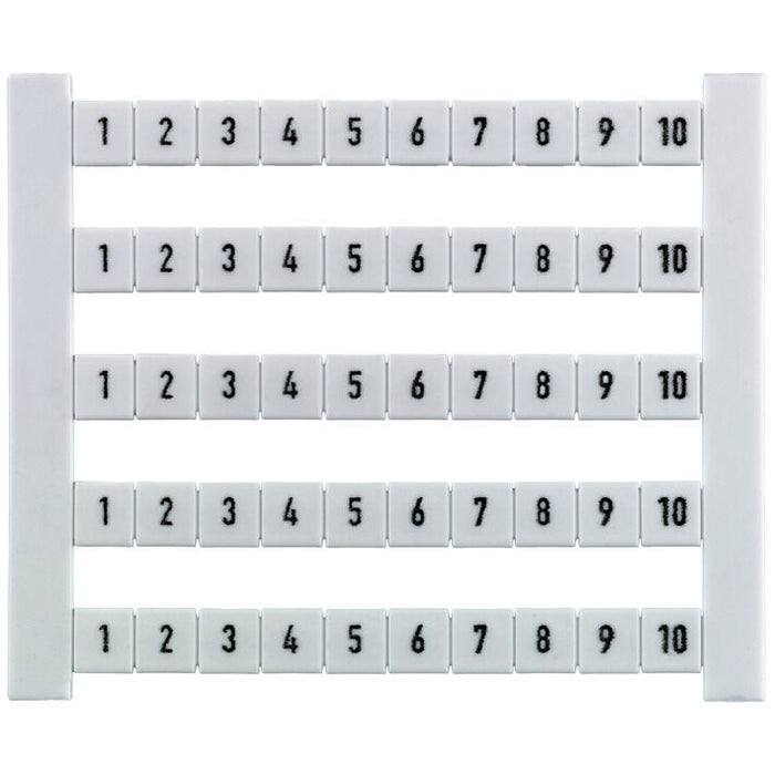 WEIDMULLER ETIQUETA P/CLEMA DEK 5 FW 101-150 HORIZONTAL (50PZA)