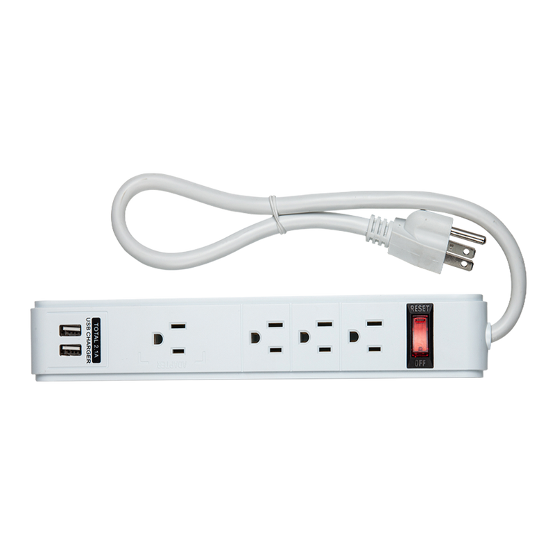 ARGOS MULTICONTACTO 2 TOMAS USB Y 4 TOMAS 2P+T