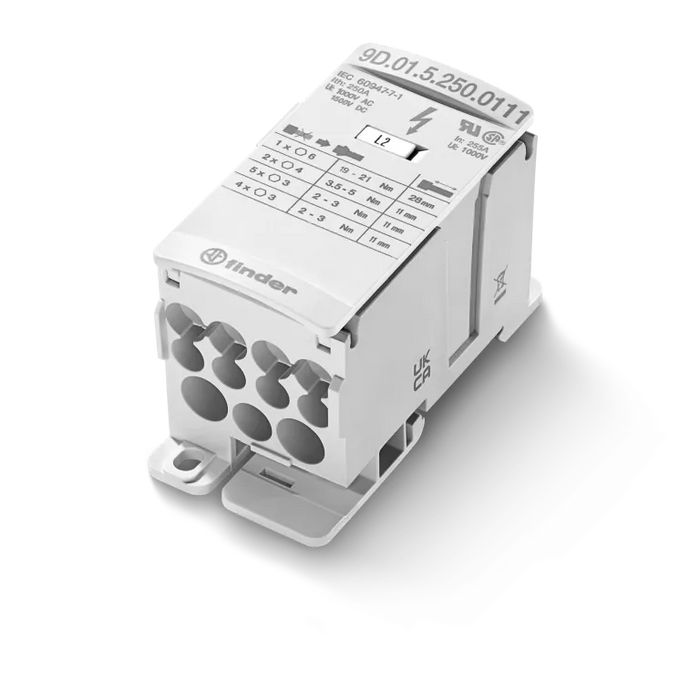 FINDER BLOQUE DE DISTRIBUCION 3X14-6AWG 4X14-10AWG 80A