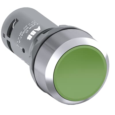 ABB CP1-30G-20 BOTON PULSADOR VERDE MOMENTANEO NO ILUM RASANTE IN