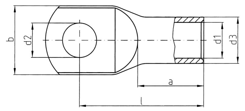 WEIDMULLER TERMINAL OJAL PLANO KRN-M10/-240
