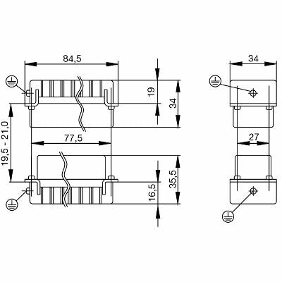 WEIDMULLER CONECTOR MACHO HDC HSB 6 MS