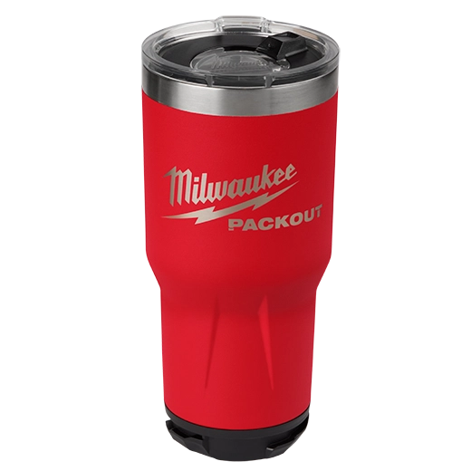 MILWAUKEE PACKOUT 30OZ TUMBKER-RED