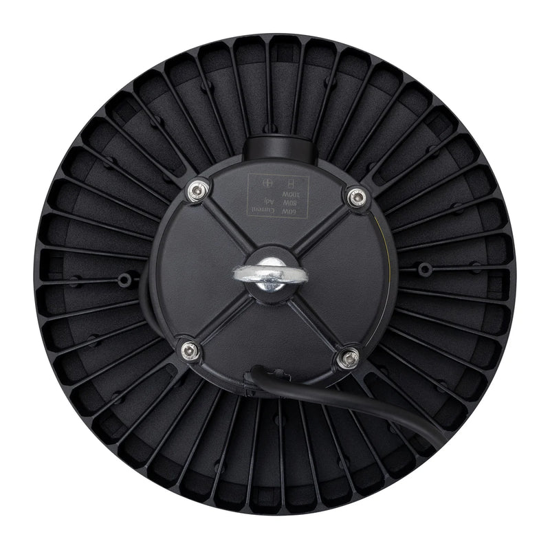 ESTEVEZ UFO 60/80/100W IP65 LED LUZ FRIA HIGH-BAY NEGRO