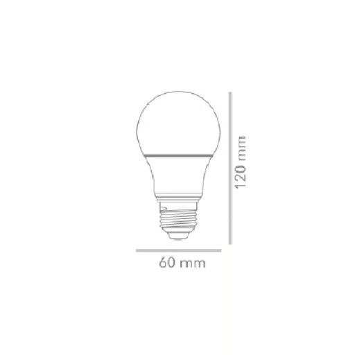 TECNOLITE FOCO A19 LED 14W100-240V6500KE271300LM TITANIUM V A19-LED/005/65