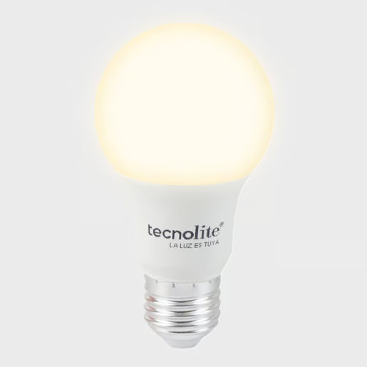 TECNOLITE FOCO A19 LED 8.5W100-240V3000KE27750LM HIDRUS I A19-LED/010/30