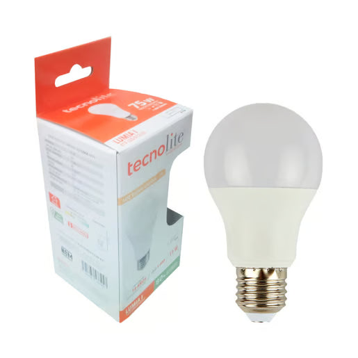 TECNOLITE FOCO A19 LED 11W100-240V3000KE27980LM LUMIA I A19-LED/012/30