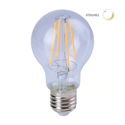 TECNOLITE FOCO A19 LED FILAMENTO DIM 7W E27 2700K MERCURI II A19D-LEDF/002/27