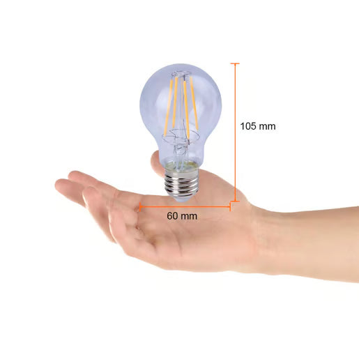 TECNOLITE FOCO A19 LED FILAMENTO DIM 7W E27 2700K MERCURI II A19D-LEDF/002/27