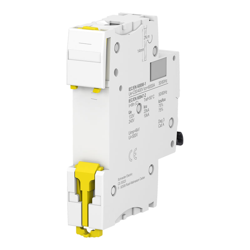 SCHNEIDER INT TERMOMAG P/RIEL 1P 10A C 6KA 440VAC 72VDC IC60N