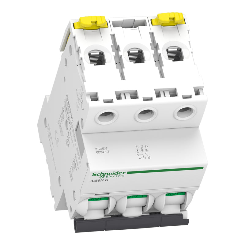 SCHNEIDER INT TERMOMAG P/RIEL 3P 10A C 6KA 440VAC 72VDC IC60N