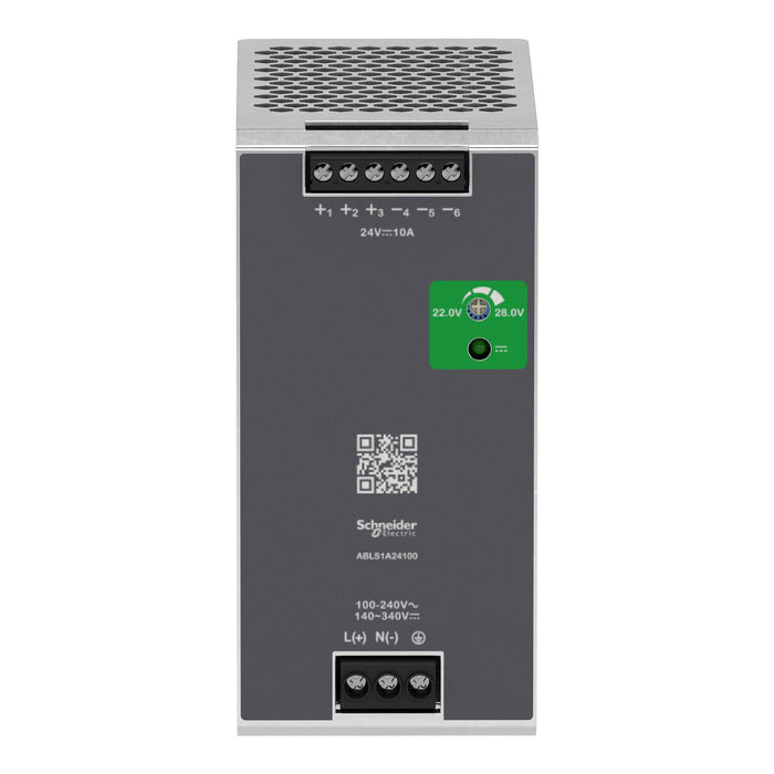 TELEMECANIQUE REGULATED POWER SUPPLY 100-240VAC/24VDC 10A