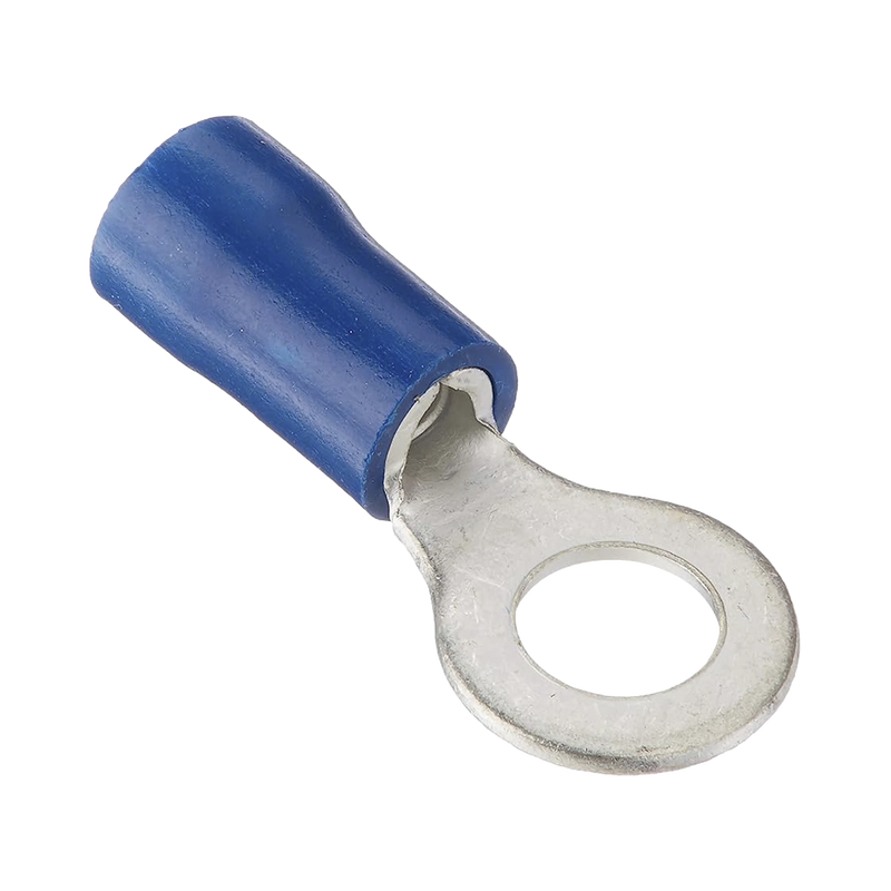 ARGOS TERM. TIP ESP AISLADA AZUL 1/4" CAL 16-14 (100 PZA)