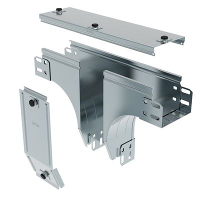RTGAMMA DERIVACION VERTICAL EN "T" 75X75 MM C/TAPA