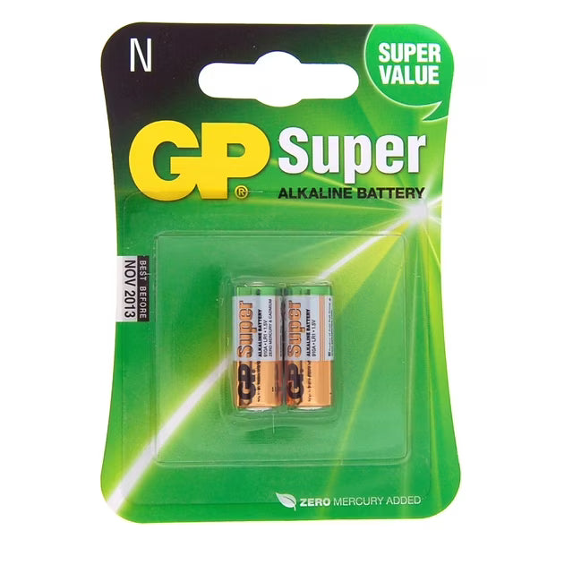 AVP/GP SUPER BLISTER 2 PILAS ALCALINAS TAMAÑO ""N"" 1.5V
