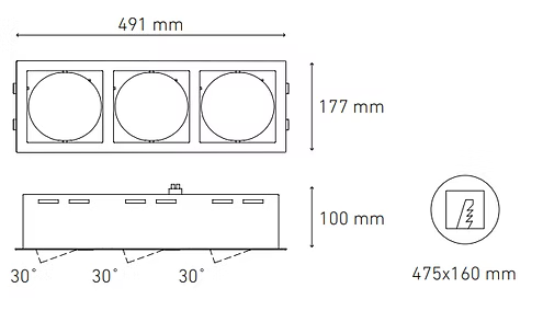 MAGG ALPHA III LED 10-30W 127V BC