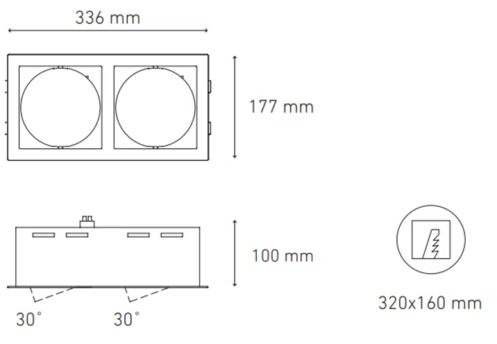 MAGG ALPHA II LED 10-30W 127V NG