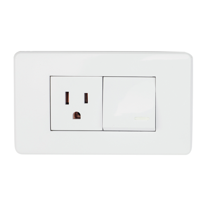 ARGOS APAGADOR Y CONTACTO CON PLACA BLANCA