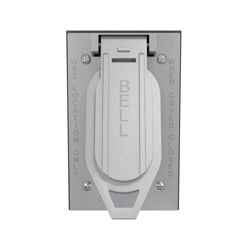 HUBBELL TAPA APA VERTICAL P/1 DUPLEX MONTAJE A CAJA