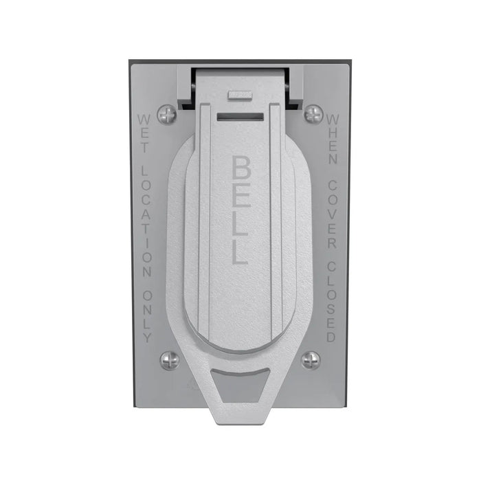 HUBBELL TAPA APA VERTICAL P/1 DUPLEX MONTAJE A CAJA