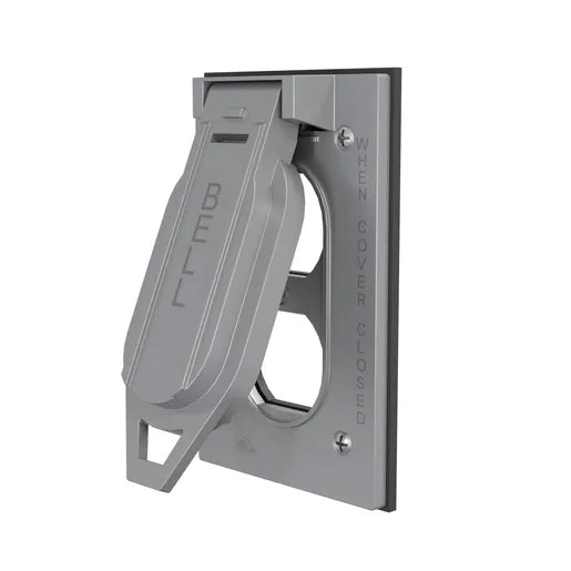 HUBBELL TAPA APA VERTICAL P/1 DUPLEX MONTAJE A CAJA
