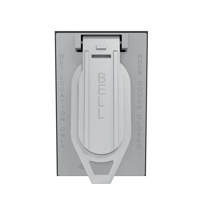 HUBBELL TAPA ALUM APA VERTICAL P/1 DUPLEX