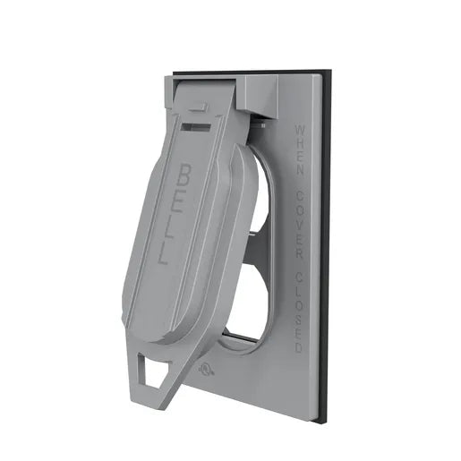 HUBBELL TAPA ALUM APA VERTICAL P/1 DUPLEX