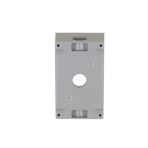 HUBBELL WP CAJA (5)1/2 PULGADAS CON SALIDA LATERAL HLES GRY