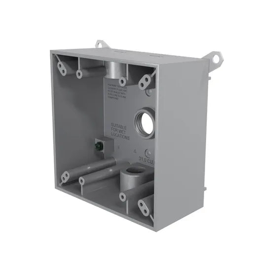 HUBBELL CAJA X2G GRIS