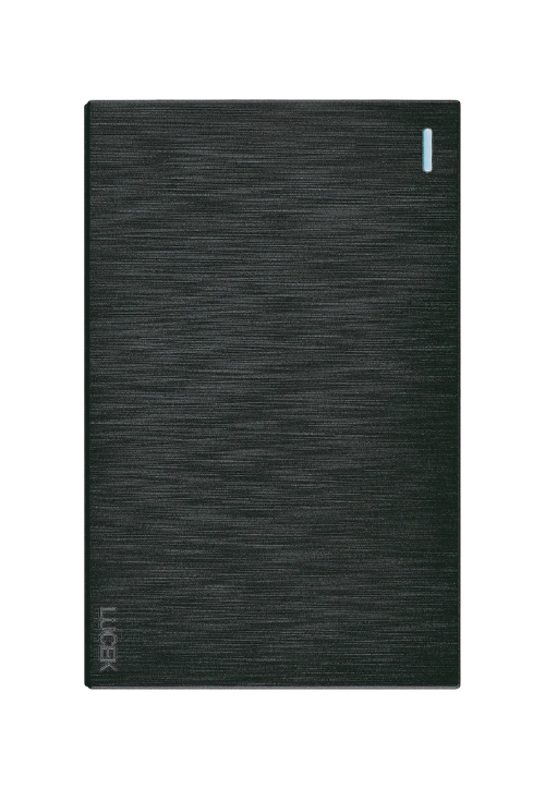 LUCEK PLACA METALICA CON INTERRUPTOR SENCILLO 3MOD. FLAT NEGRO