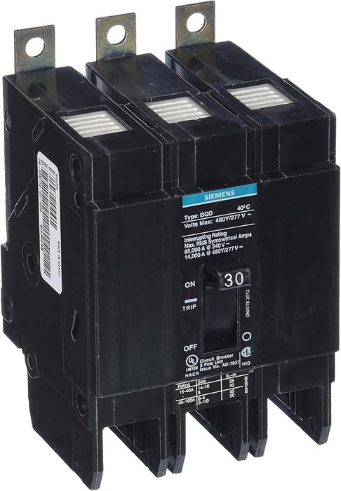 SIEMENS Int Bqd 440V 3P 30A SKU: BQD330
