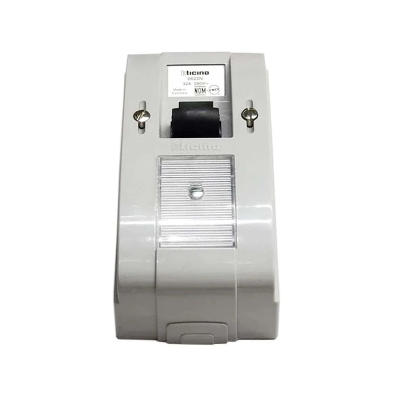BTICINO INTERRUPTOR DE SOBREPONER 2P 1TIRO 32A