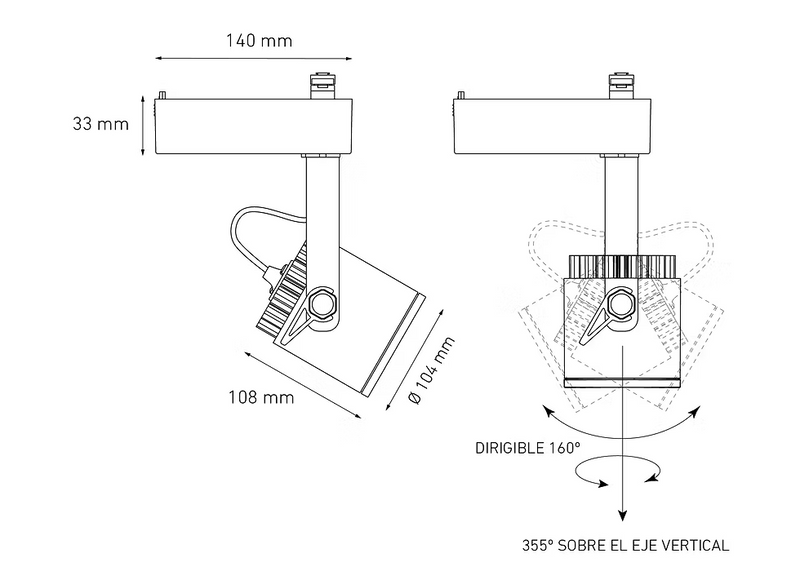 MAGG C30 R 30W 100-305V 45° 30K BC