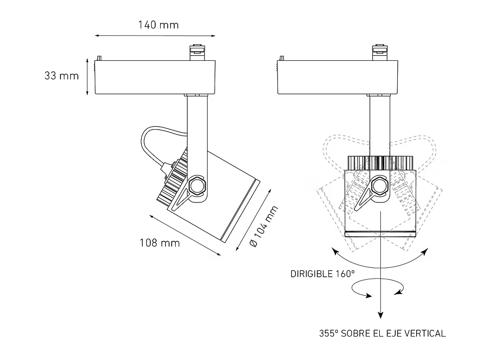 MAGG C30 R 30W 100-305V 45° 30K BC