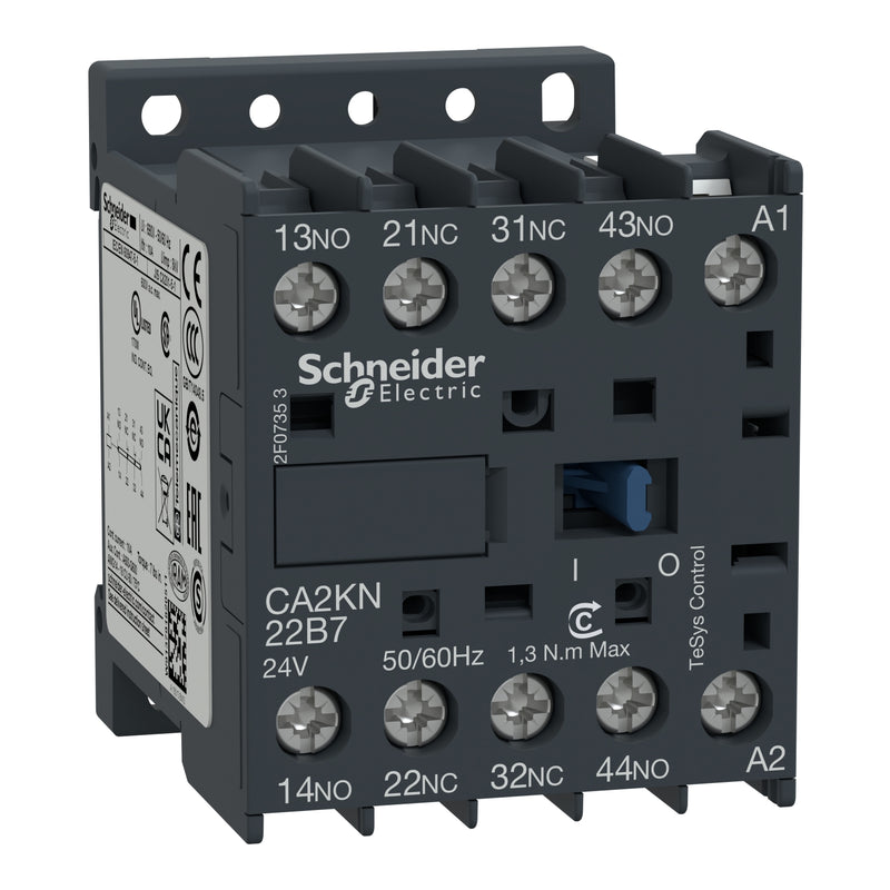 TELEMEC RELEVADOR DE CONTROL 2NA+2NC 24VCA
