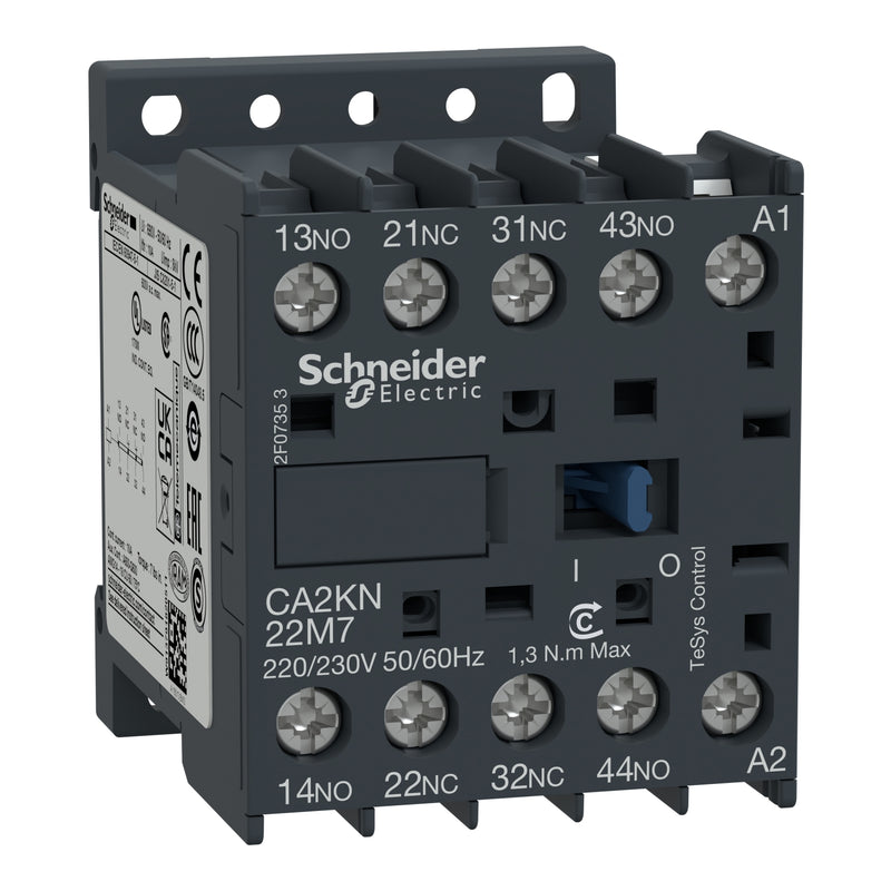 TELEMEC RELEVADOR DE CONTROL K 2NA+2NC 220/230 VCA