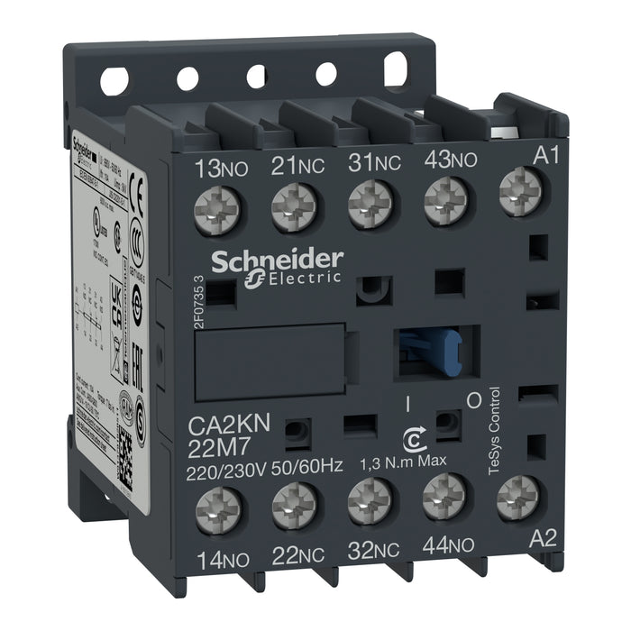 TELEMEC RELEVADOR DE CONTROL 2NA+2NC 110 VCA