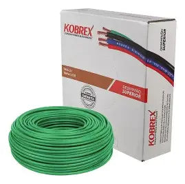 KOBREX CABLE 10 VERDE THHW CAJA 100MTS