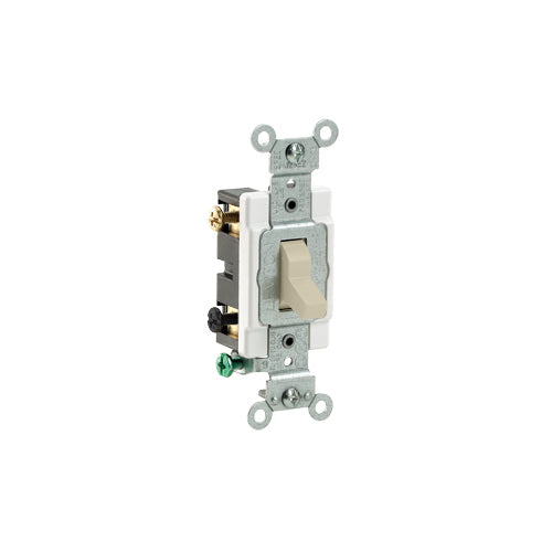 LEVITON APAGADOR DE PALANCA SILENCIOSO 20A 277V MARFIL
