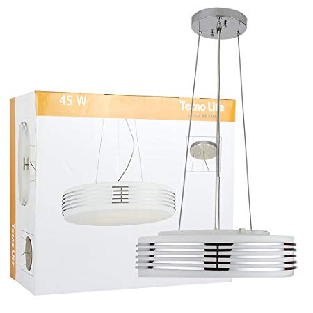 TECNOLITE SUSPENDIDO DECORATIVO CROMADO