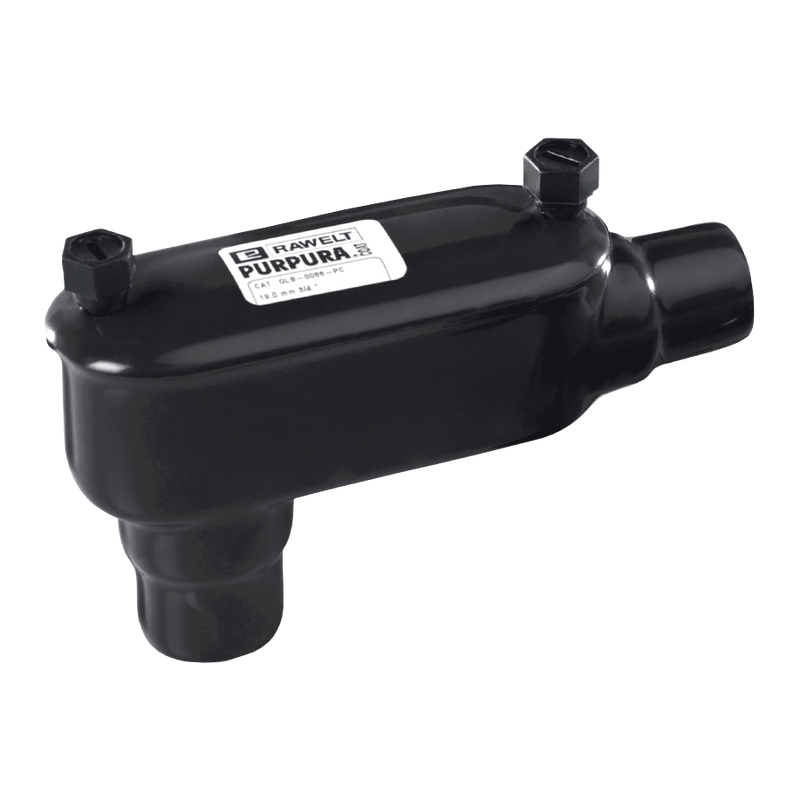 RAWELT CAJA OVAL ALUMINIO RECUBRIMIENTO PVC 76.2