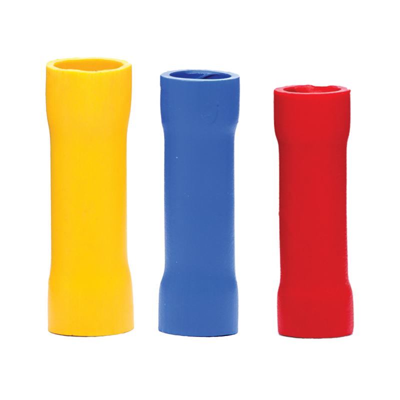 ARGOS CONECTOR A TOPE AISLADO PVC ROJO CAL. 16-22 AWG (100 PZAS)