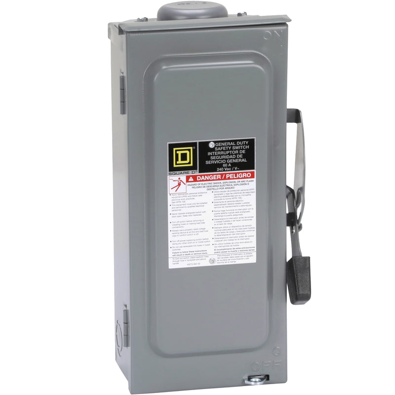 SQUARE D INT INDUSTRIAL 240VCA NEMA 3R 3X60A
