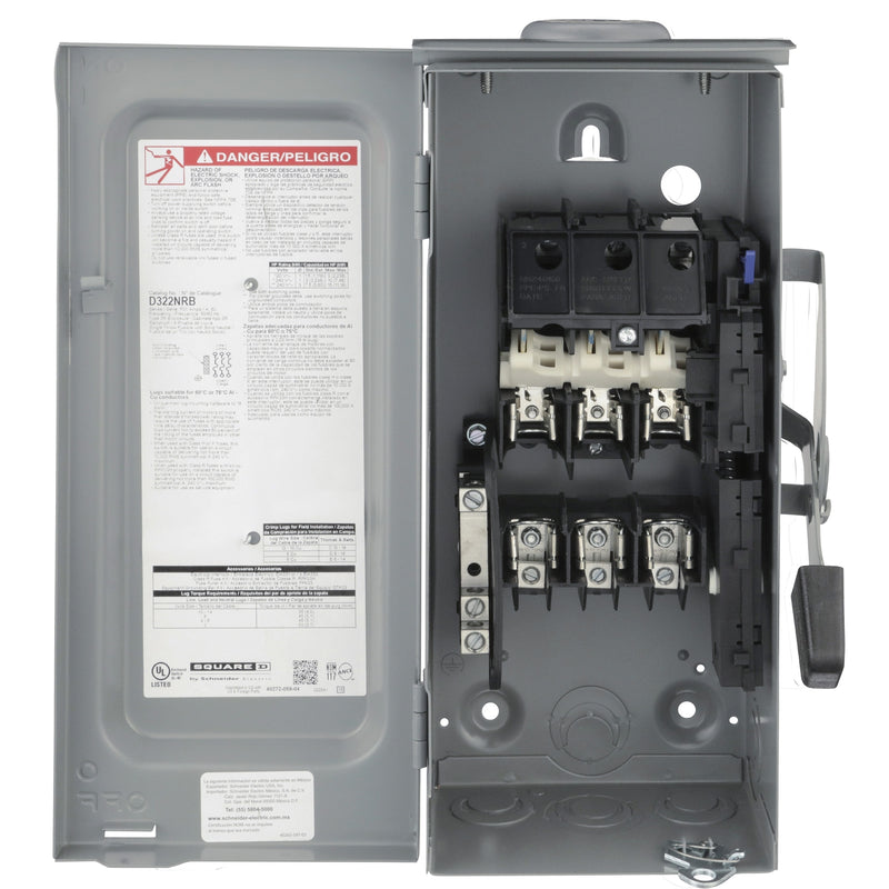 SQUARE D INT INDUSTRIAL 240VCA NEMA 3R 3X60A