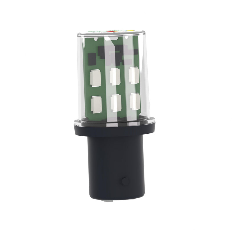 TELEMEC FOCO CON LED INTEG. VERDE BA15d 24V