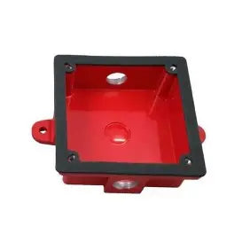 RTM CAJA METALICA PARA ALARMA MT 4 ROJA