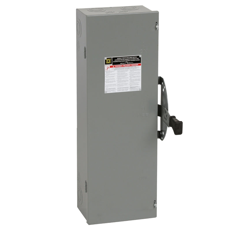 SQUARE D INTERRUPTOR DOBLE TIRO 3X60 AMPS 600V