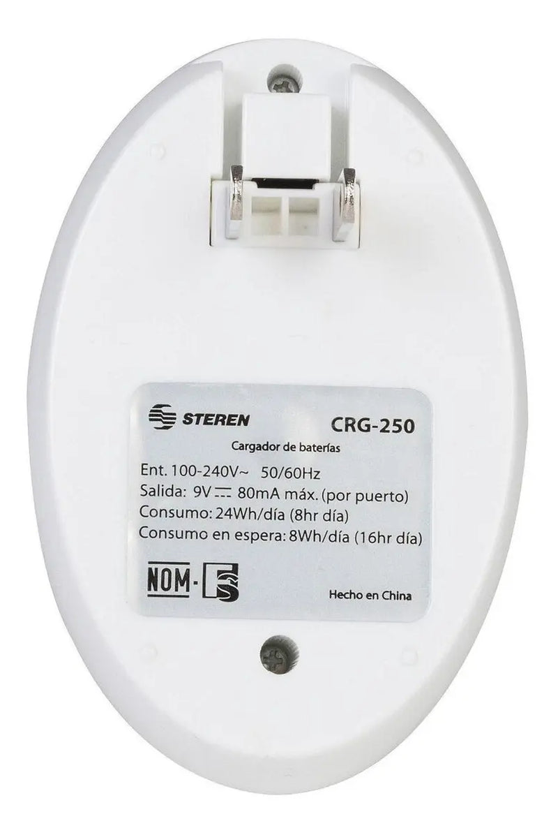 STEREN CARGADOR DE BATERIAS DE 9V NIMH Y NICD