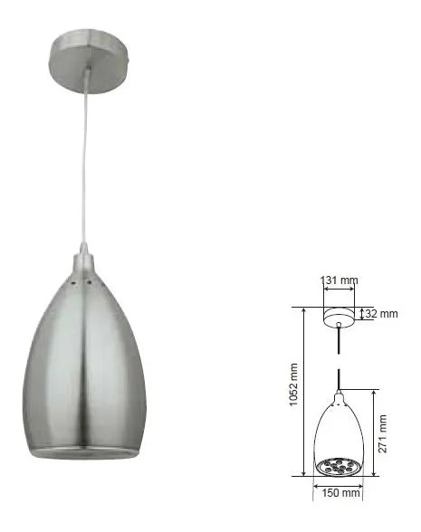 TECNOLITE INTERIOR SUSPENDIDOS LED10W3000K LAVALLE CTLLED-110/10W/30